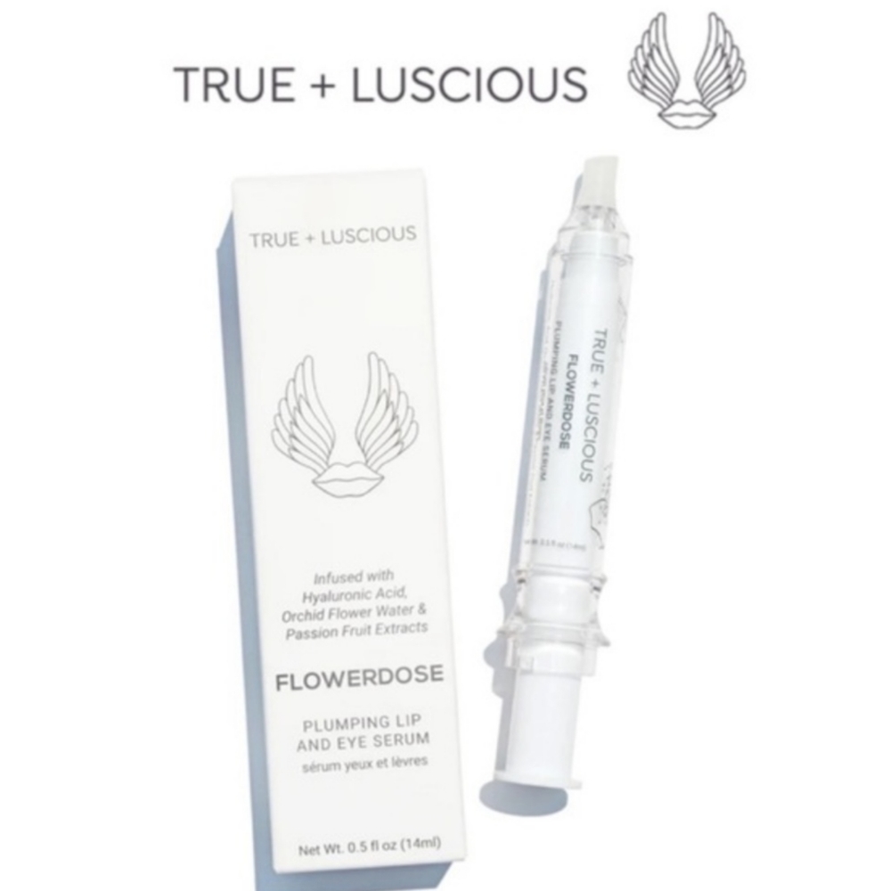 NEW *FULL SIZE* True + Luscious Flowerdose Lip & Eye Serum